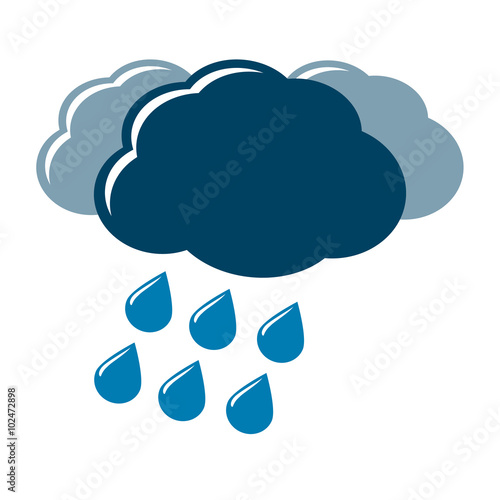 雨降りのマーク