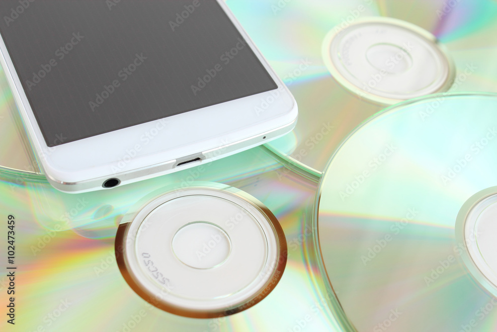 スマートフォンとCD