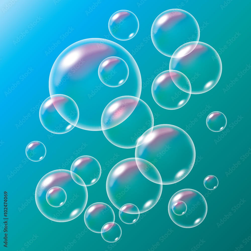 Bubbles vector illustration Bubbles vector illustration