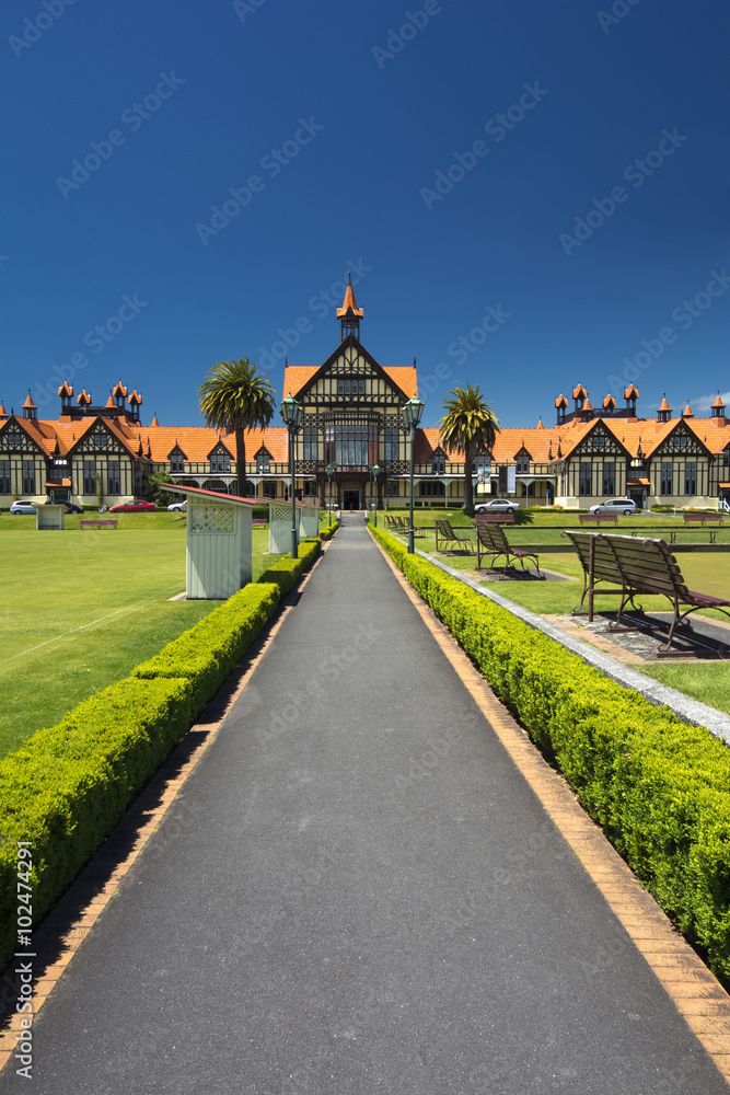 Government Gardens and Museum, Rotorua, New Zealand
