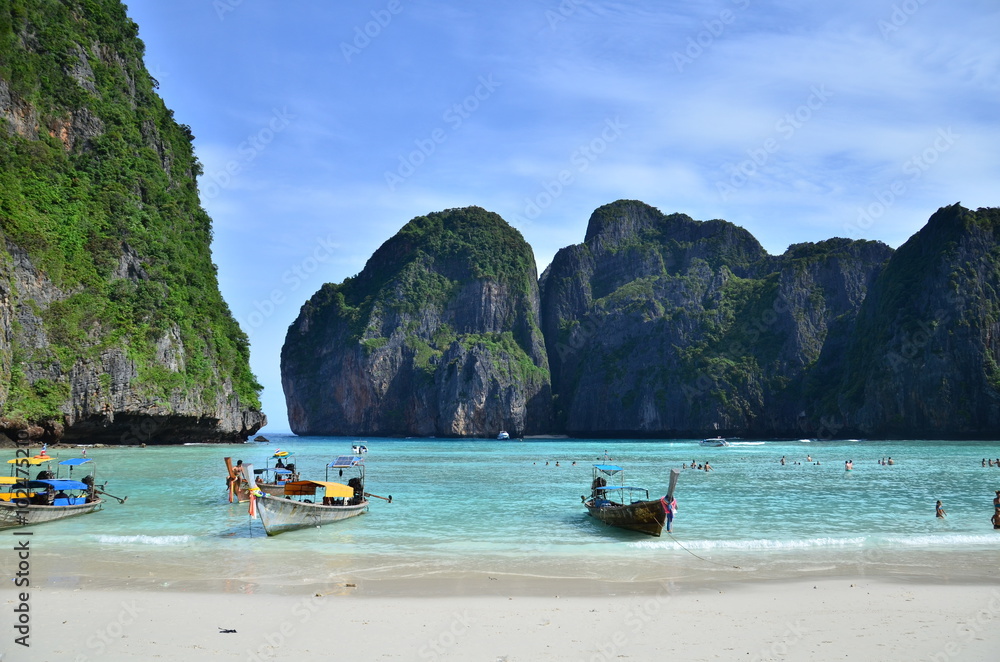 Fototapeta premium Maya bay Phi Phi Leh island, Thailand