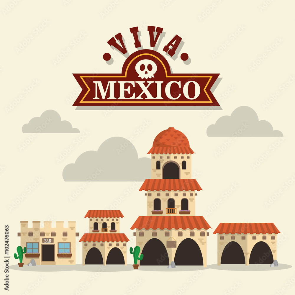 Mexican culture design 