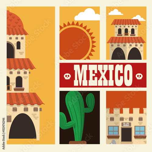 Mexican culture design 