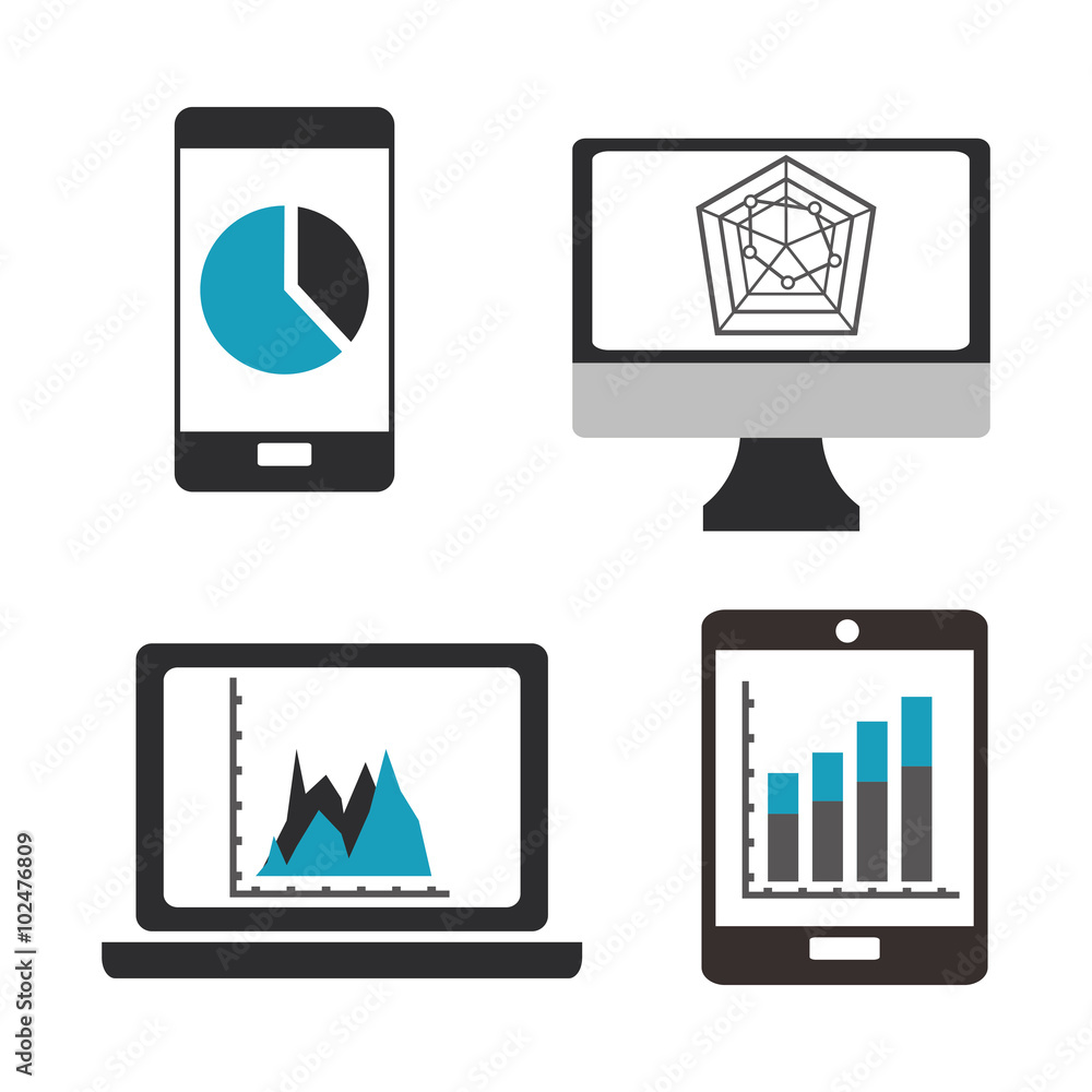 Obraz premium Business growth design 