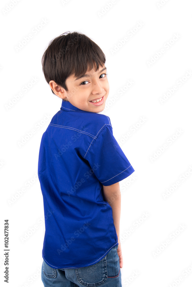 Little happy boy laugh looking at camera portrait Little happy boy laugh looking at camera portrait