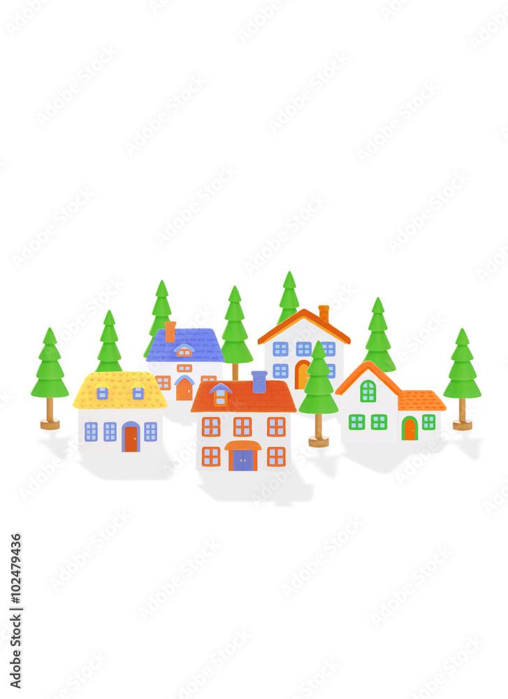 Obraz premium Clay of the house 