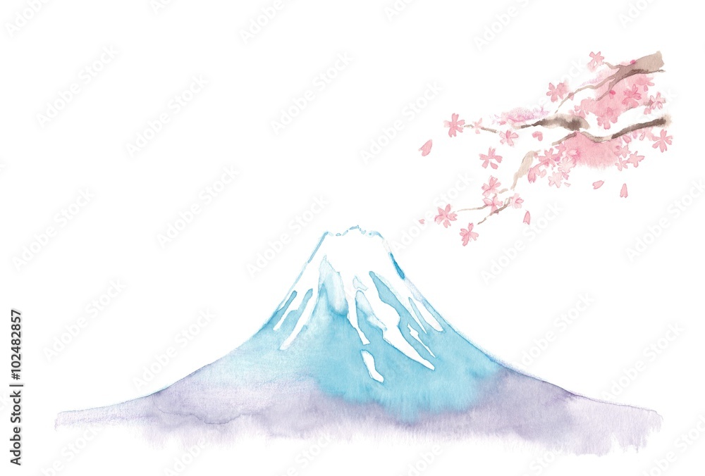 富士山 桜 Stock イラスト Adobe Stock 富士山 桜 Stock イラスト Adobe Stock