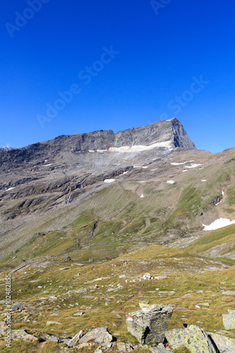 Mountain Kristallwand in Hohe Tauern Alps, Austria photo