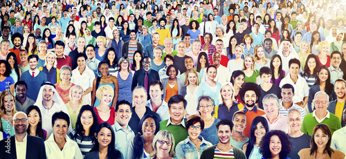 Diversity Large Group of People Multiethnic Concept photo