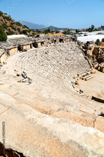  archeology theater turkey and indigenous tomb