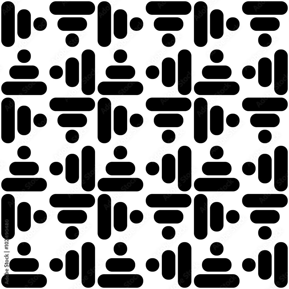 Seamless Circle and Triangle Pattern Seamless Circle and Triangle Pattern