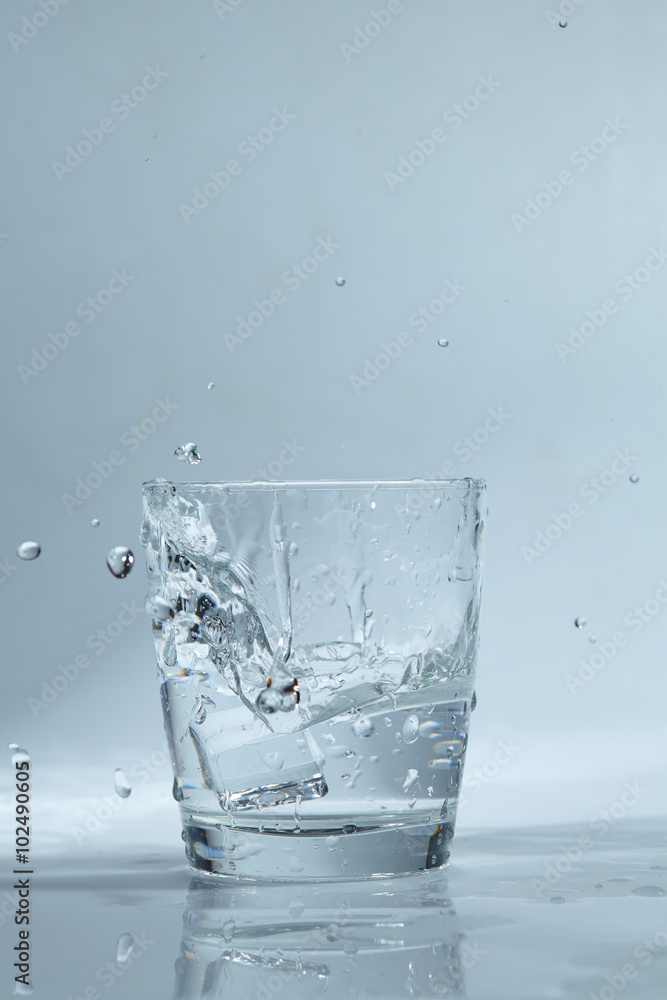 ice cubes in the water ice cubes in the water