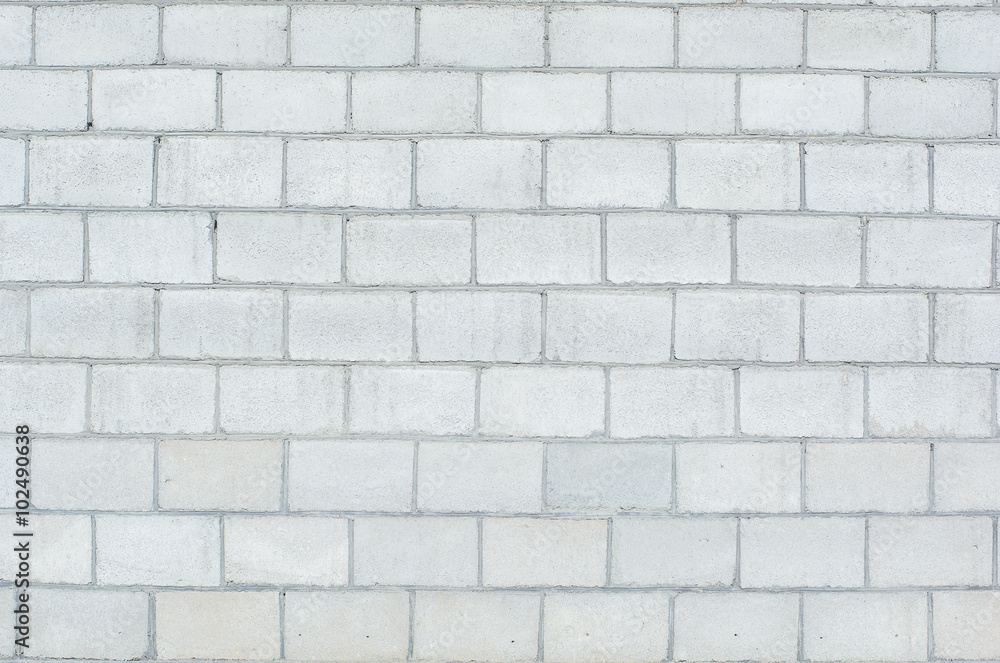 Naklejka premium wall of cinder block