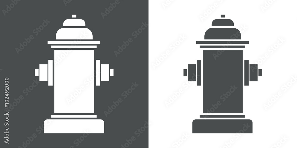 Fototapeta premium Icono plano hidrante #1