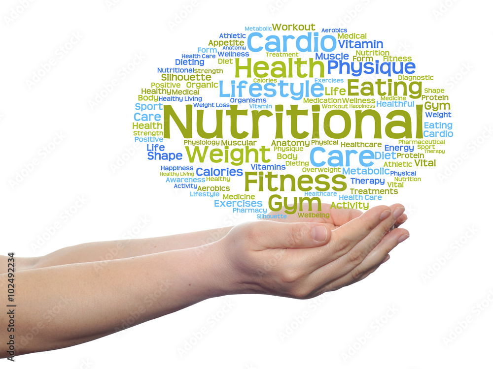 Conceptual health word cloud isolated Conceptual health word cloud isolated