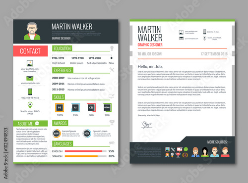 CV layout template