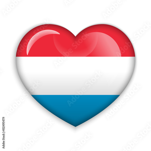 Love Luxembourg. Flag Heart Glossy Button Free Download Love Luxembourg. Flag Heart Glossy Button - GFXLoad