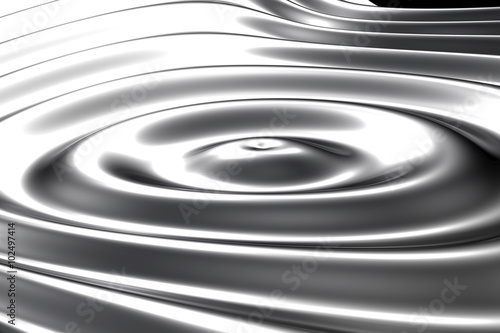 liquid silver ripple background photo
