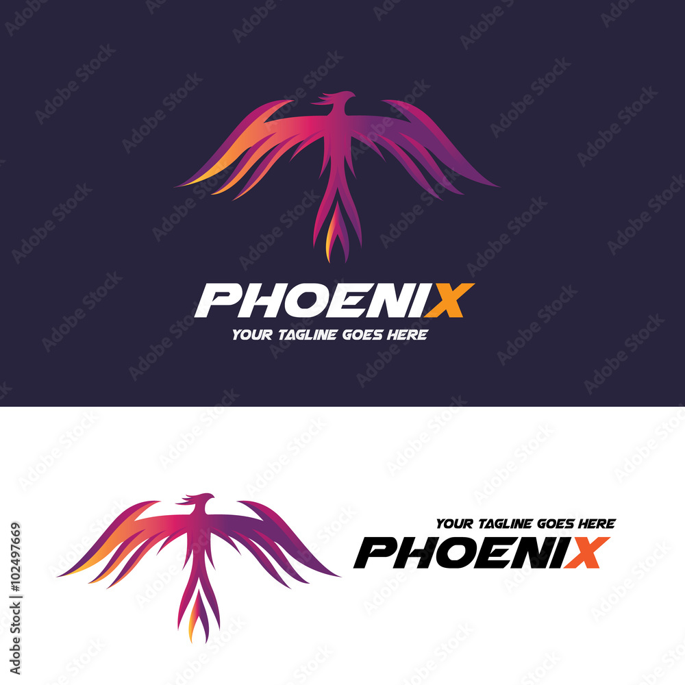 Naklejka premium Eagle Logo,Bird Logo,Animal logo,Vector Logo Template