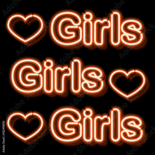 Vintage neon sign
