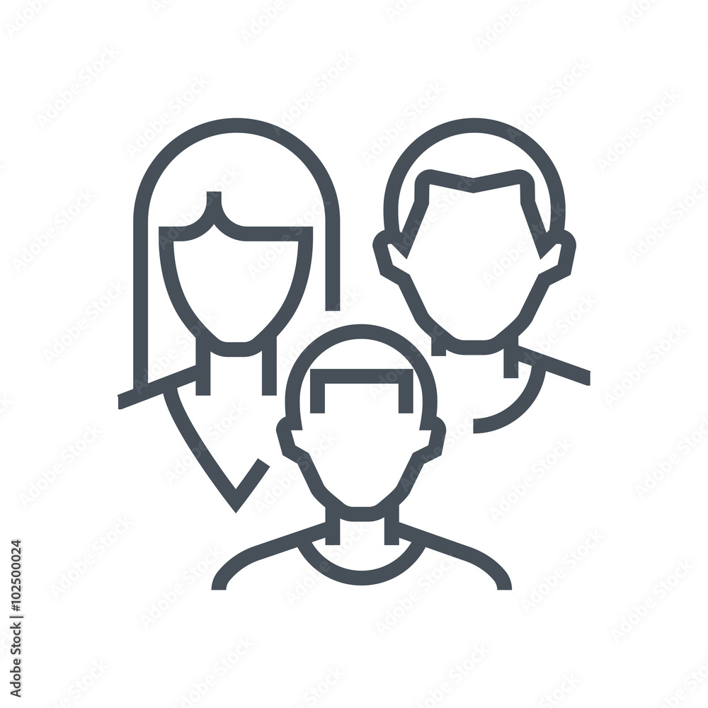 Family insurance icon Family insurance icon