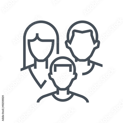 Family insurance icon