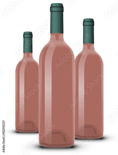 Bouteille de rosé 09