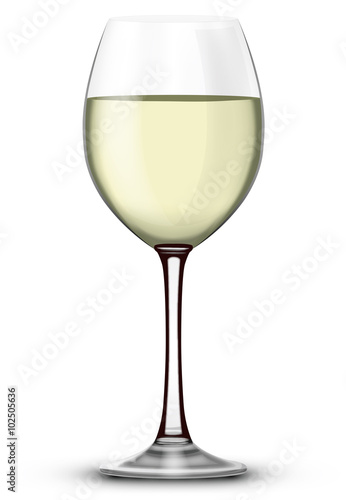 Verre de vin blanc 01