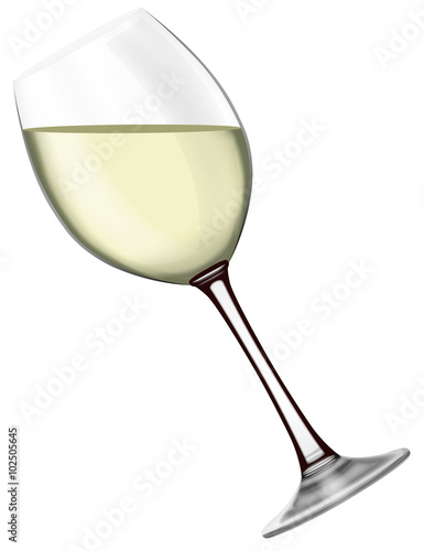 Verre de vin blanc 02