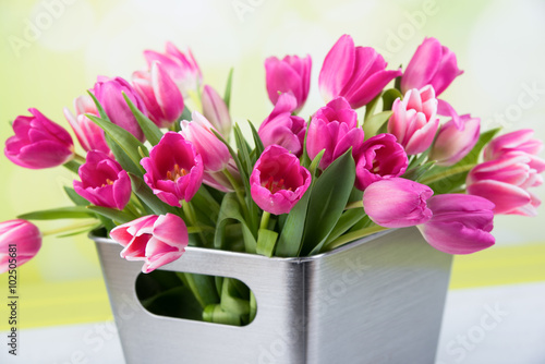 Fototapeta Naklejka Na Ścianę i Meble -  rosa tulpenstrauß