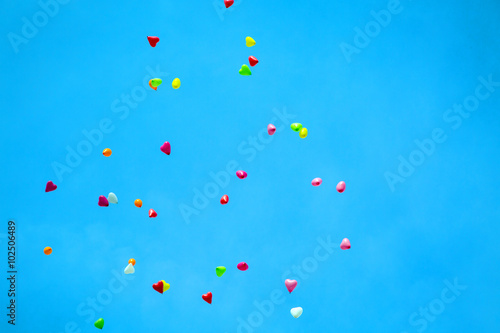 Color Balloons in the Sky