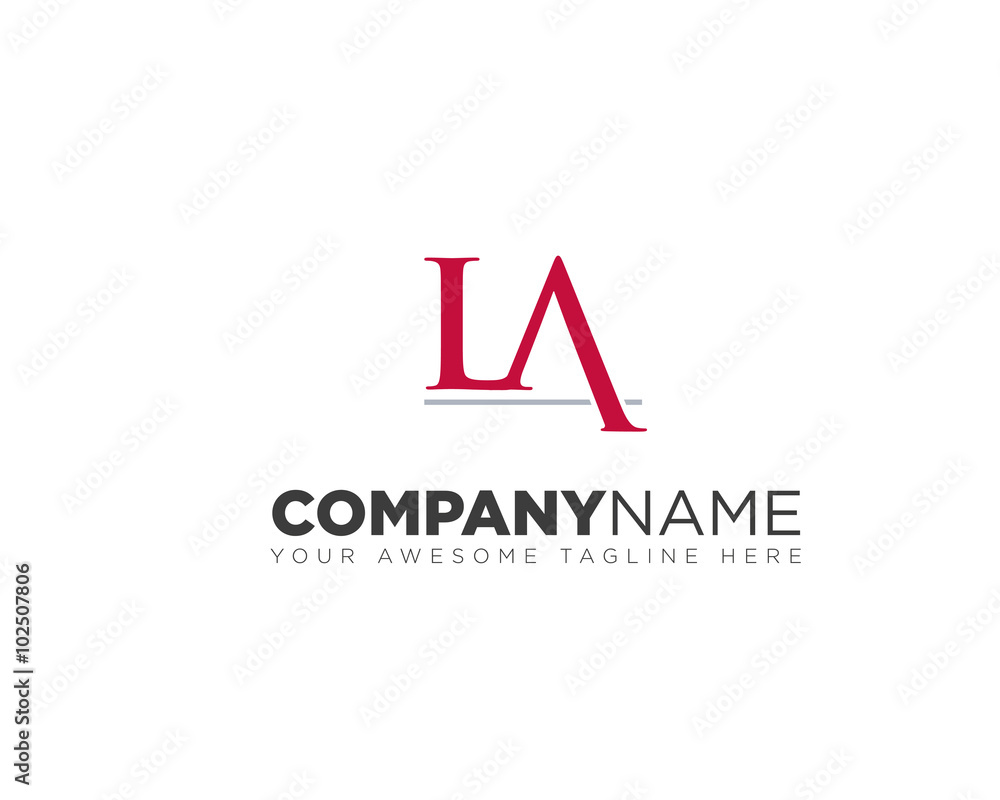 Initial logo LA Initial logo LA