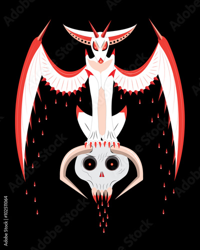 Bloody garguliya demon.