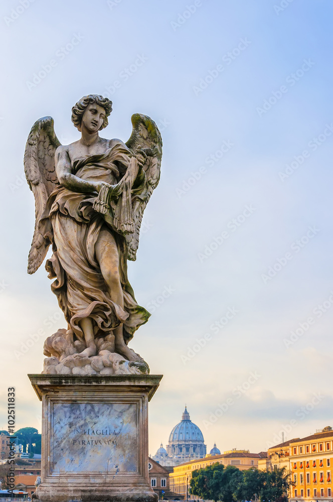 Obraz premium Rome Angel Statue