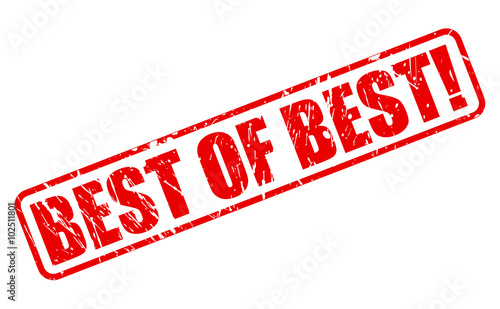 Best of best RED STAMP TEXT