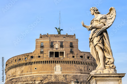 Rome Angel Statue at the Castel Sant Angelo