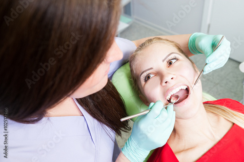 Periodic dental exam and teeth hygiene