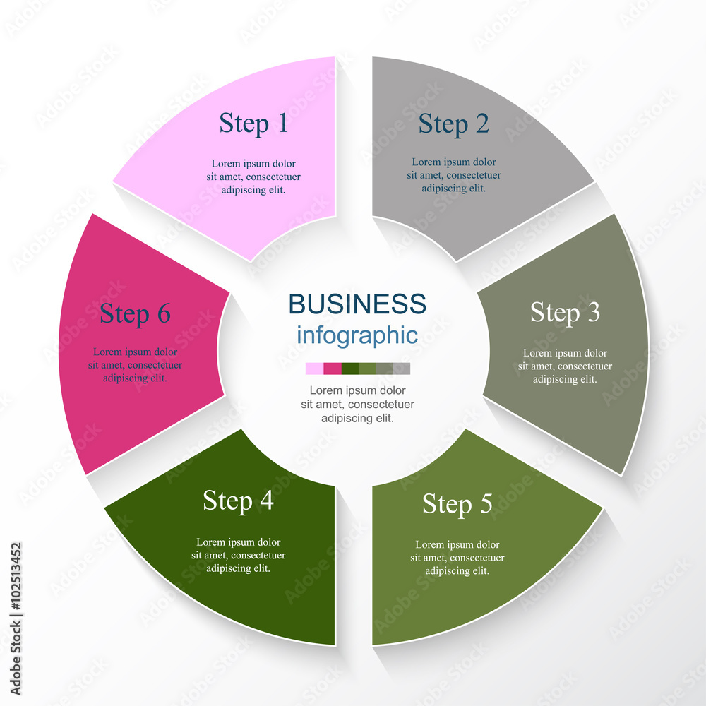 Vector infographic template Vector infographic template