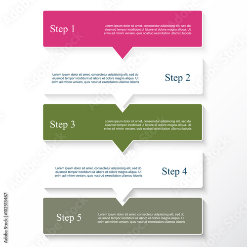 Vector lines arrows infographic.