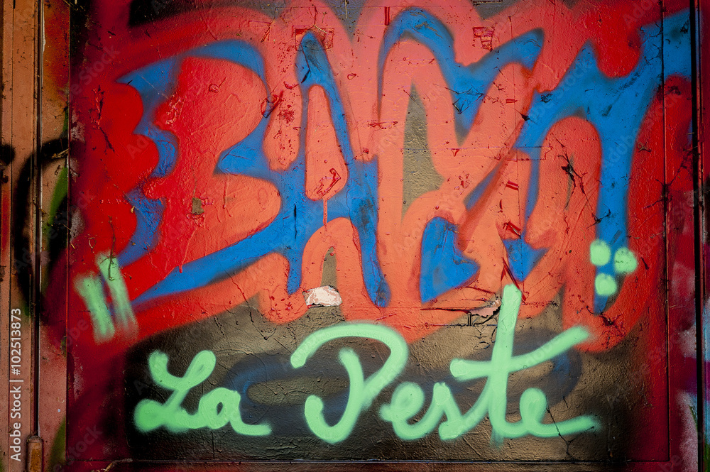 Graffiti message