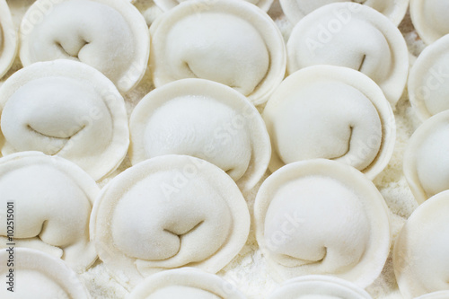 Dumplings closeup