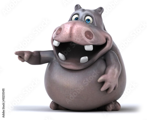 Fun hippo