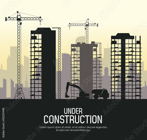 Under construction design 