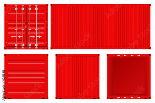 Shipping container.