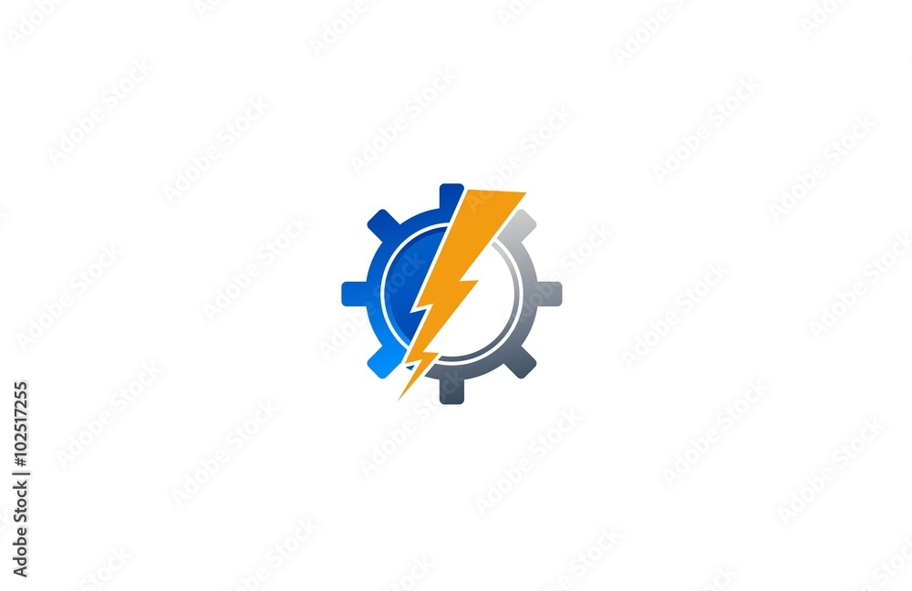 circle gear electrical logo circle gear electrical logo