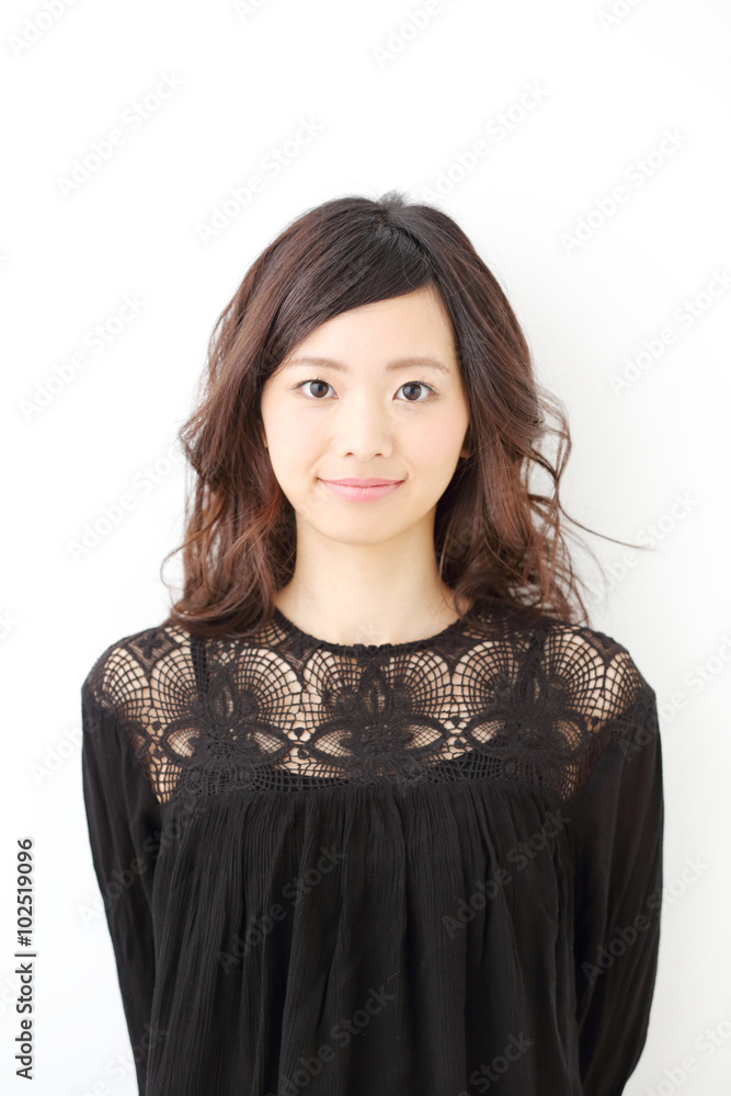 若い女性・髪 若い女性・髪