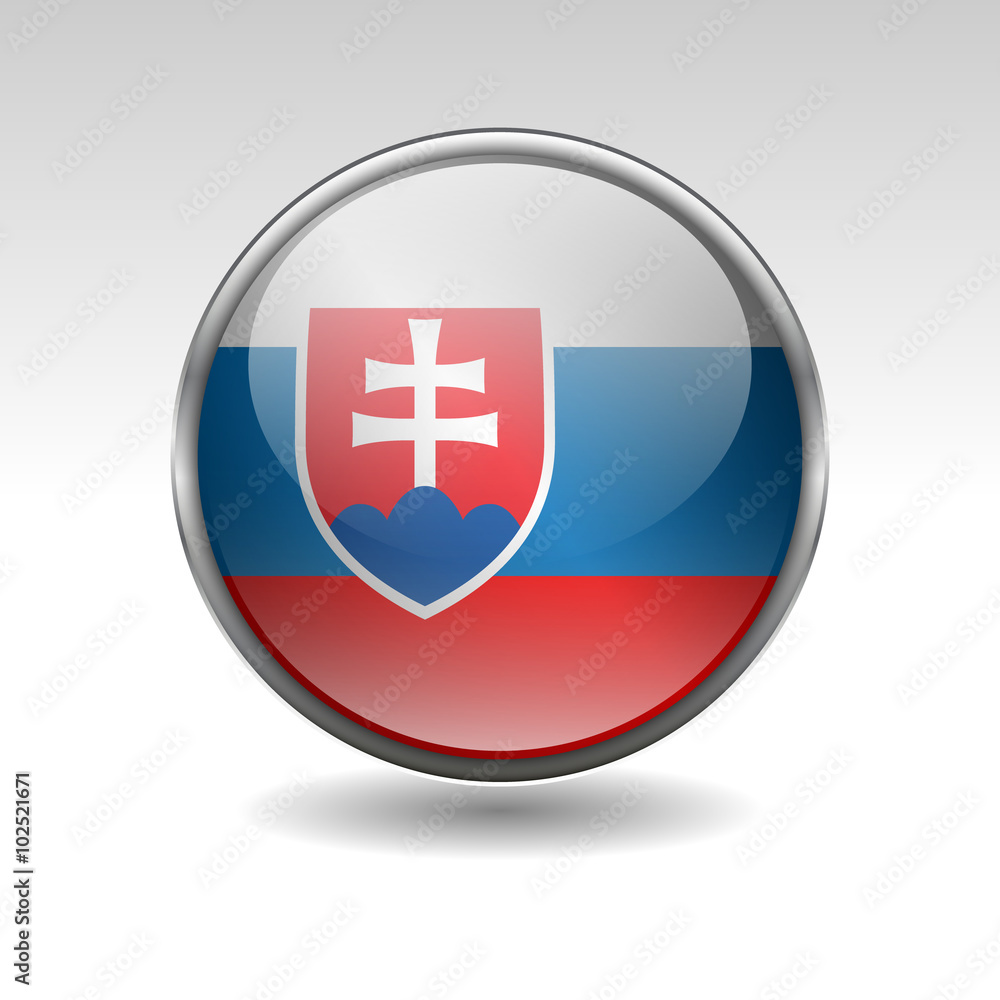 Obraz premium Europa - Button-Set (Slowakei)