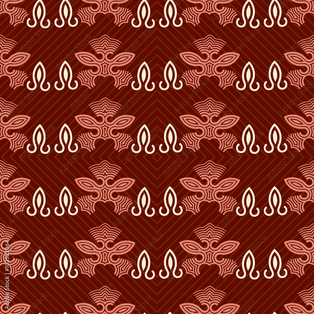 Seamless ornament pattern vector tile Seamless ornament pattern vector tile