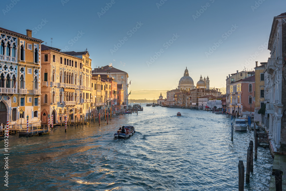 Water channels the biggest tourist attractions in Italy, Venice.