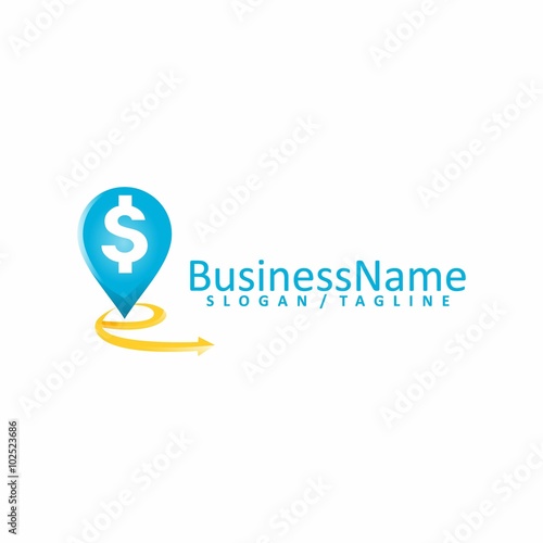 Finance Location logo Icon